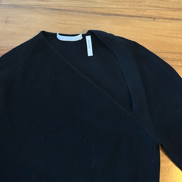 Helmut Lang asymmetrical top size small black - Picture 5 of 5